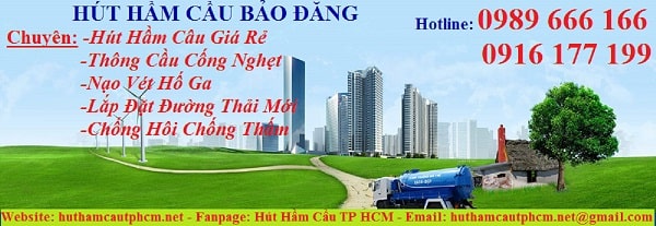 Dịch vụ hút hầm cầu quận Phú Nhuận HCM (sài gòn)