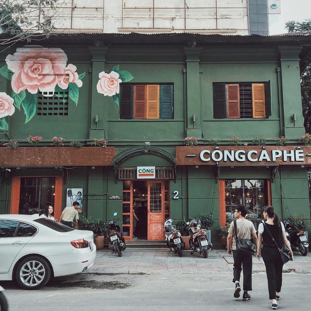 quán cà phê Sài Gòn xưa 