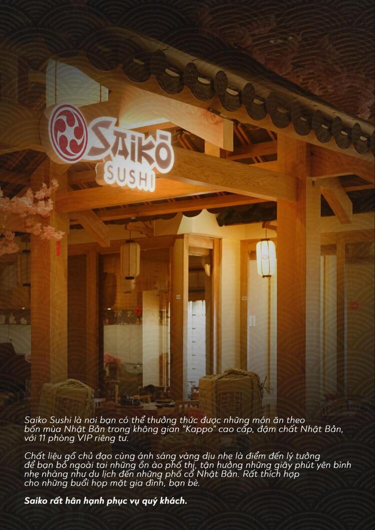 nhà hàng Nhật ở Sài Gòn