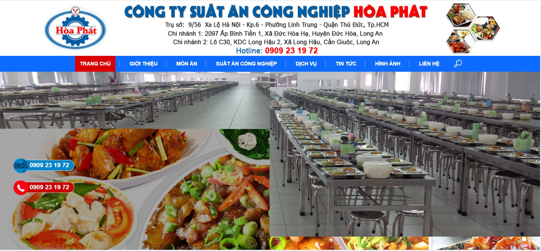 suất ăn công nghiệp Bình Dương