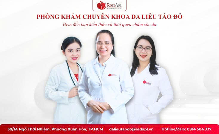 Phòng Khám Chuyên Khoa Da Liễu Táo Đỏ - Bác Sĩ CK2 Trần Thị Hoài Hương