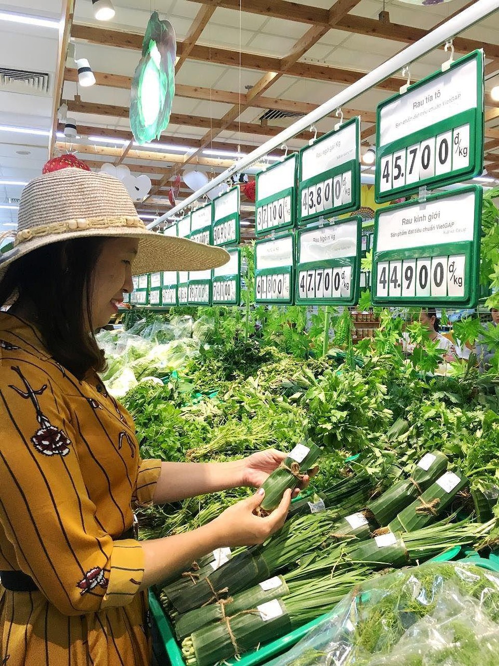 cửa hàng rau sạch ở Sài Gòn