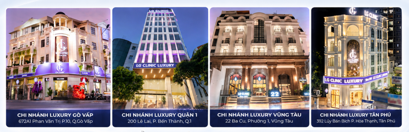 Hệ thống Phòng khám Da liễu LG Clinic Luxury